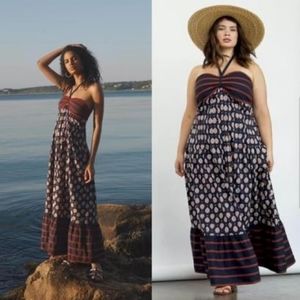 Anthropologie Zosime Halter Maxi Dress NWT